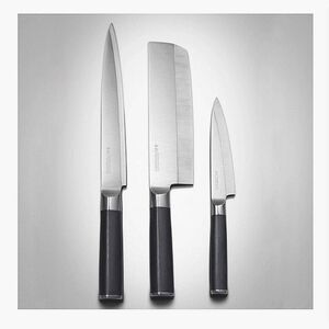 Kamikoto Japanese Steel Ibaraki Kitchen Knife Set Chef Gift
